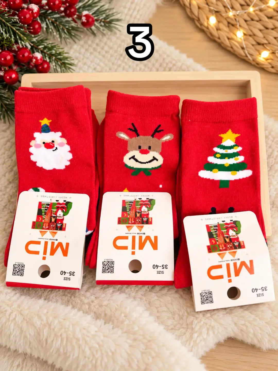 CALCETINES NAVIDEÑOS