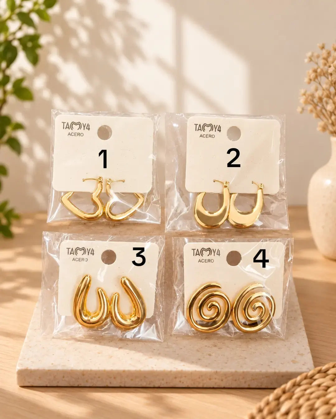 PENDIENTES DE ACERO