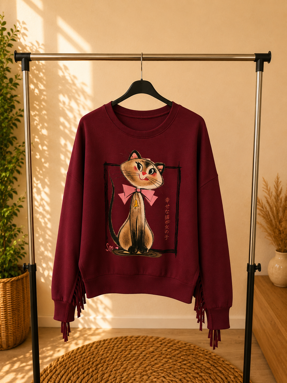 SUDADERA FLECOS