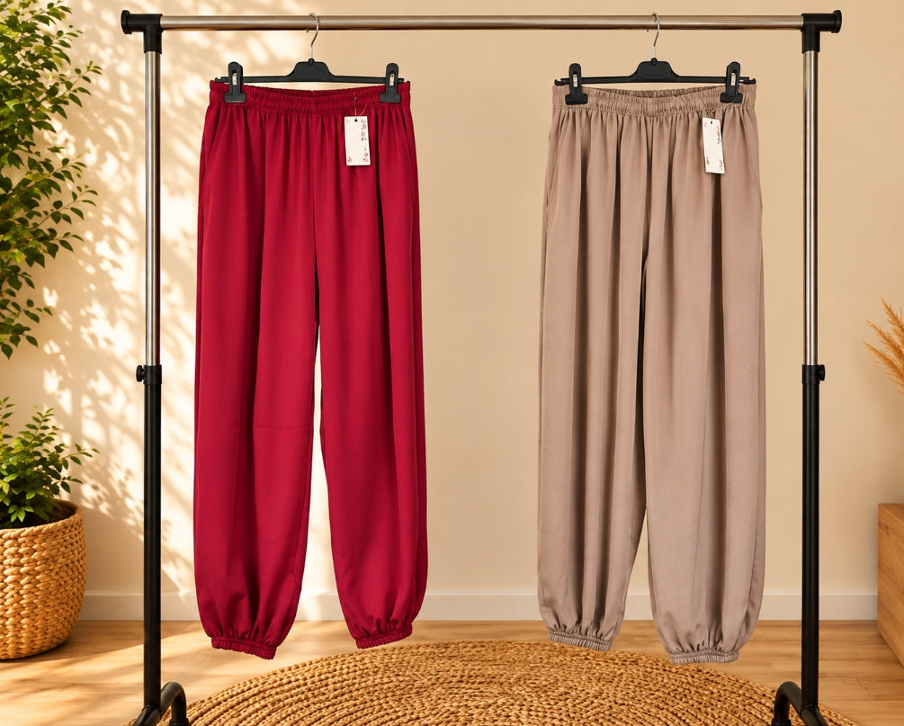 PANTALÓN SATINADO TALLA GRANDE