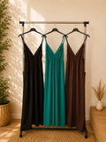 VESTIDO LARGO TACHUELAS