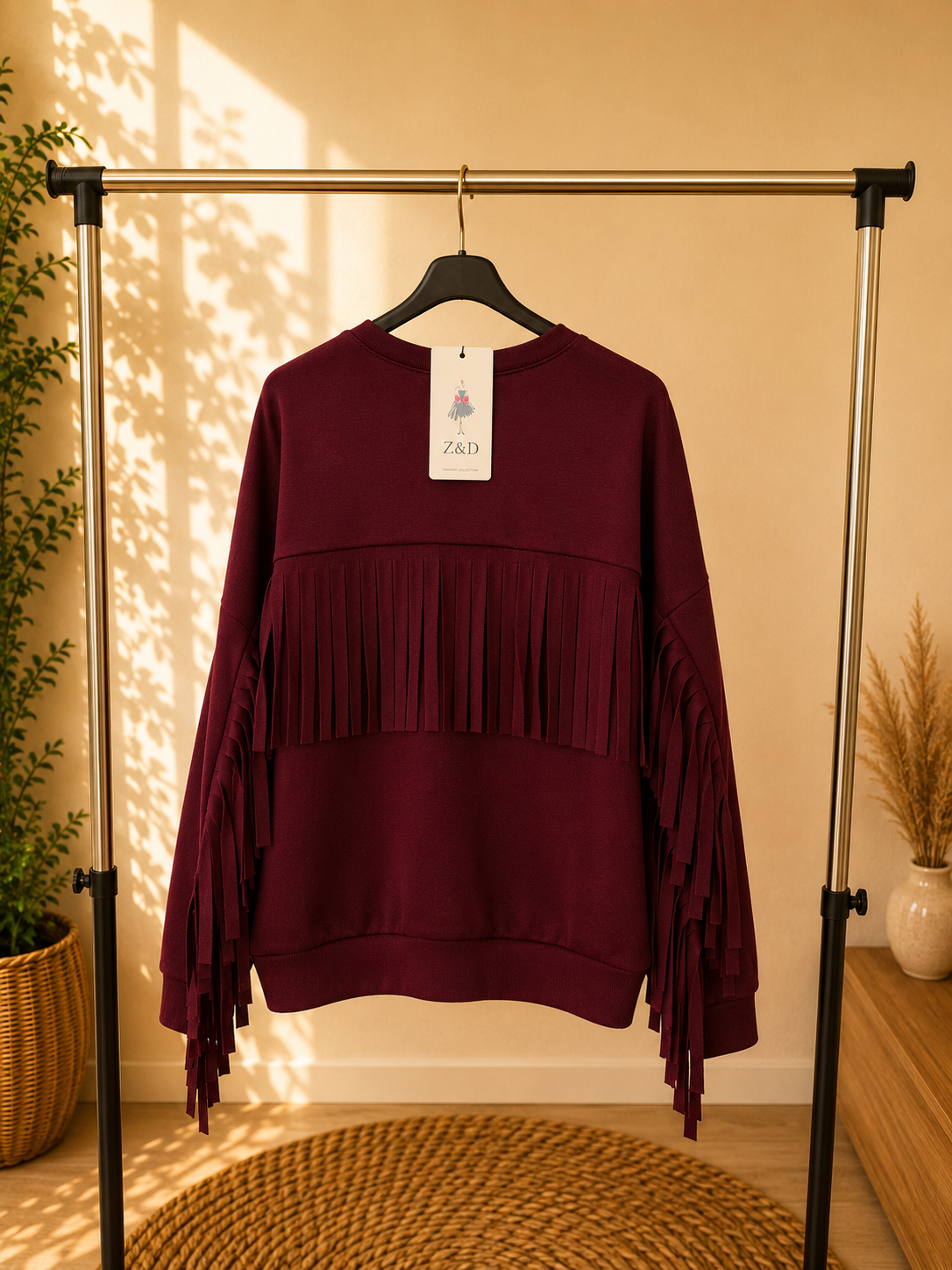 SUDADERA FLECOS