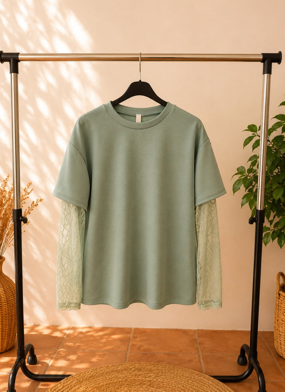 CAMISETA ENCAJE